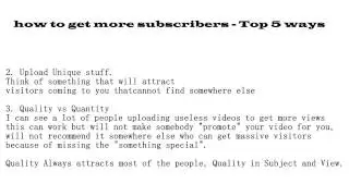 how to get subscribers fast