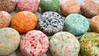 ASMR soap Recycled soap Резка залипушек🧡