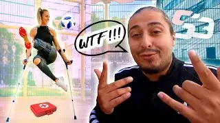 ON JOUE AU FOOT... AVEC DES BEQUILLES