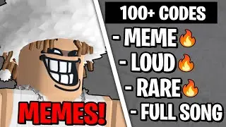 100+ NEW MEME ROBLOX MUSIC CODES/ID(S) (MAY 2024) [WORKING✅]