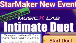 Starmaker New Event - Music lab intimate duet | Starmaker music lab intimate duet new event