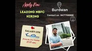 Leading NBFC CO. Is Hiring | Salary: Upto 19k CTC