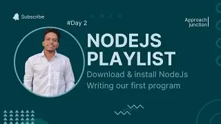 Node.Js #2 : Install Node.Js, NPM and Running first program | #nodejs