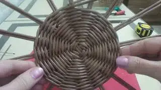 Candy Basket. For Beginner Weavers. Paper Vine Weaving. Part 1.