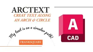 Mastering ARCTEXT in AutoCAD: Curved Text Made Easy!