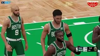 Boston Celtics vs Dallas Mavericks NBA2K24 PC Gameplay Highlights NBA 2K24 Simulation Game #nba2k24