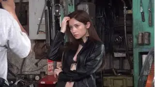Sultry Elegance: Nashiko Momotsuki's Black-themed Photoshoot