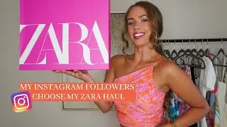 HUGE ZARA SUMMER TRY-ON HAUL 2021 (My IG Followers Choose My Haul) | Lauren Peletier