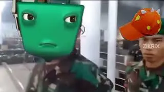 Tentara itu harus hitam versi Adu Du (Tentara hijau)