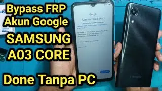 Lupa Akun Google Samsung A03 Core Tanpa PC
