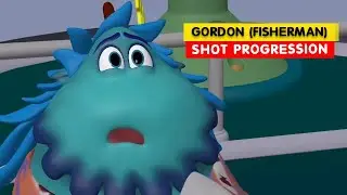 Ruby Gillman | Gordon fisherman Shot Progression | Animation Breakdowns | 3D Animation Internships
