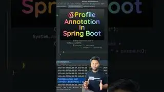Profile Annotation In Spring ✅ #javaprogramming #springboot