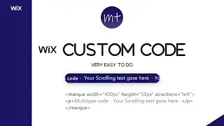 How to add Scrolling Text in Wix Website 