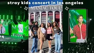 STRAY KIDS 'MANIAC TOUR' CONCERT in LA! vlog + fancams