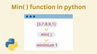 (MM) min( ) function in python