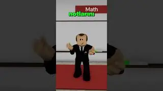 When I Don't Go to School 😂 Roblox 