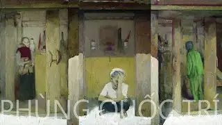 Họa sĩ Phùng Quốc Trí | Hội Họa Nông Thôn #phungquoctri
