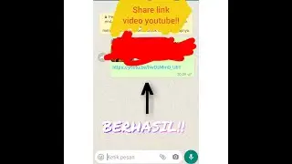 cara membagikan link video Youtube ke WhatsAPP