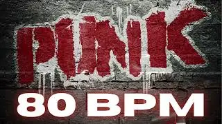 80 BPM - Punk Rock Drum Beat - Loop 1