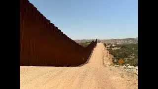 🇺🇸🇲🇽 Descubrimos el final del muro fronterizo, donde los migrantes cruzan sin problema.