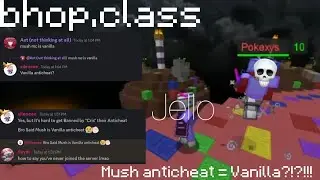Bhopping in MushMc | ft.Exhibobo Client Hacking In MushMc