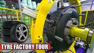 Inside car tyre Factory  | How car tyres are made