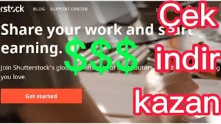 Shutterstock la sende kolayca para kazan Sadece fotoğraf çek uyğulamaya indir ve kazan 