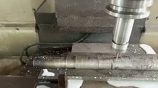 Key Way Cutting on Pully Shaft