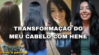 NUNCA TIVE O CABELO TAO GRANDE ANTES DO HENÊ |Ainda vale a pena usar henê? | Video atualizado
