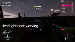 Forza Horizon 5 Headlights not working.. please fix it