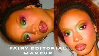Makeup For Beginners | FAIRY EDITORIAL EYESHADOW LOOK STEP BY STEP! 😍🧚‍♀️