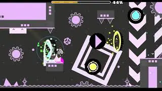 Geometry Dash qwerty by NemsyLL (Daily level #657) and coin