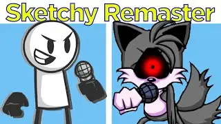 Friday Night Funkin' Remastered Sketchy vs Tails.EXE = FULL WEEK (FNF Mod/Hard) (Tails EXE Mod)