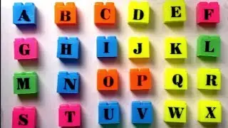 Learn ABCD with Letter Blocks | Learning Letters with Speaking kids