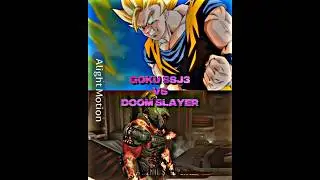 Ssj3 Goku Vs Doom Slayer | #1v1 #debate #goku #edit #doomslayer #dragonball #doometernal