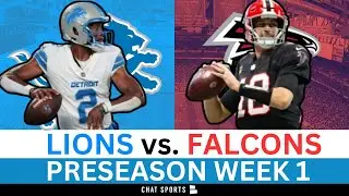 Lions vs. Falcons Preview: Prediction, What To Watch For & Key Players | Lions Preseason Week 1