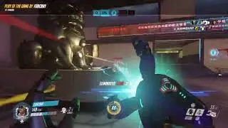 Symmetra good AIM clic + W perfect highlight