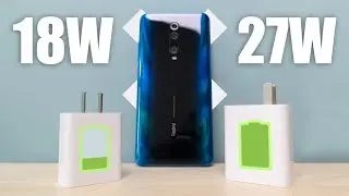 18W vs 27W COMPARED + PUBG DRAIN TEST! WORTH THE UPGRADE for Redmi K20 Pro?!