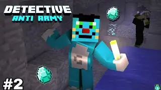 Minecraft Diamond Mining 😎 In Detective Anti Army Smp!!! FT @AntiGamingOfficial