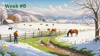 COWBOY BLOG Весна на ферме, строю пастух, Первая радуга