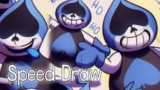 【Deltarune】Lancer - Speed Draw【SAI】