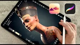 Nefertiti in Nomad Sculpt & Procreate #nomadsculpt #procreate