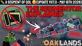 THE SEGMENTOR EXPLAINED! (no more bandsaw!)(OAKLANDS)