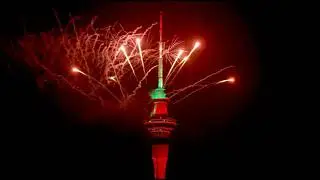 2023 NEW ZEALAND New Year's Eve Fireworks - Happy 2024 !!!