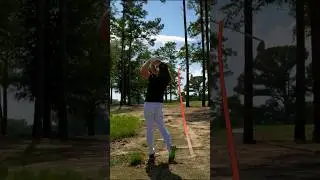 How did Kyle Berkshire pull off this shot though trees?😳 #golf
