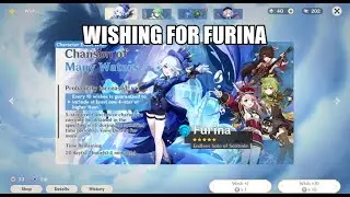 Wishing for Furina | Genshin Impact