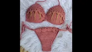 Crocheted Bikini Bottoms/Crocheted Bikini Step-by-Step Tutorial