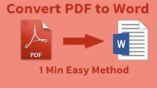 How to Convert PDF to Word Without Software (Using Google Drive) | Recommended Easy Method