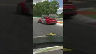 When you brake SLIGHTLY too late #simracing #iracing #racinggames