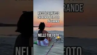 Ingrandire IL SOLE nelle FOTO 📸